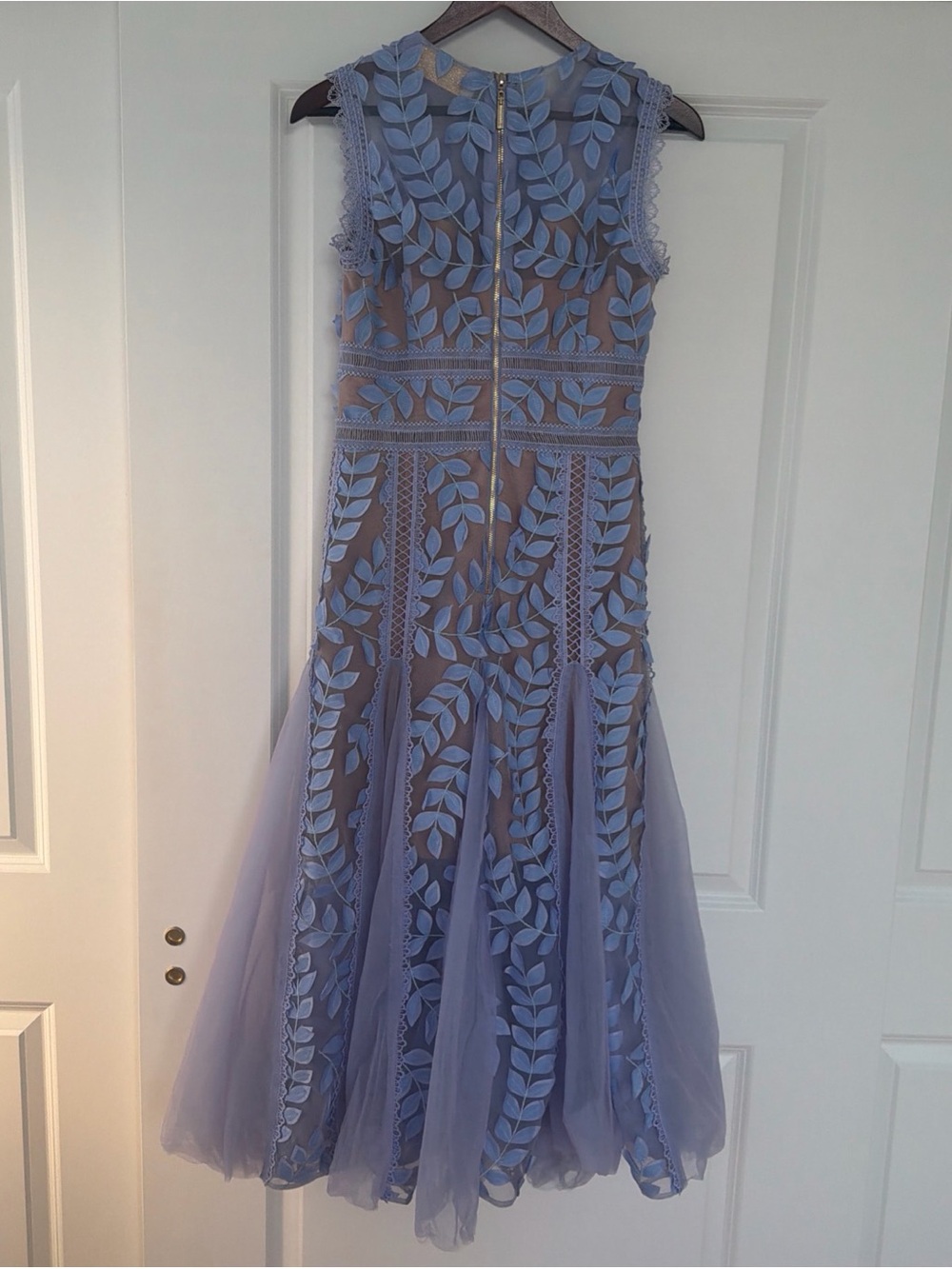Bronx and Banco Saba Midi Flared Dress in Violet Size M Wedding Guest | Prom - Picture 4 of 12